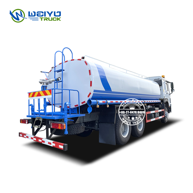 Sinotruk Howo 20000 L Construction Carbon Steel Water Tanker Truck 