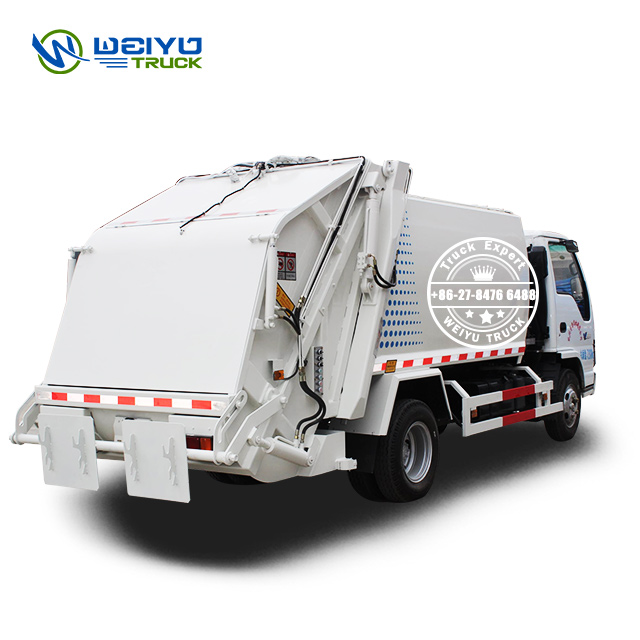 Diesel Engine Durable City Garbage Compactor Truck
