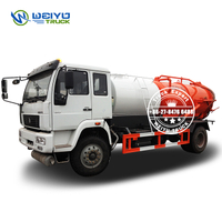 Sinotruk HOWO 4x2 8Tons Municipal Vacuum Sewer Jetting Truck Sewage Suction Truck