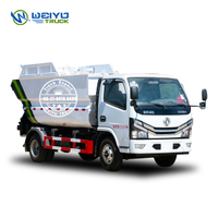 3T 4T Sealed Garbage Truck 7000L China 4x2 Dongfeng 7m3 Dumper Garbage Truck