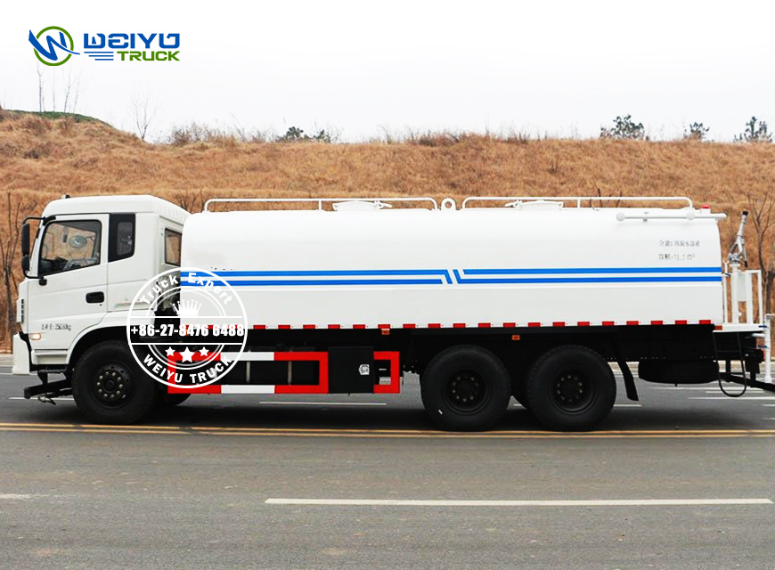 Factory Price 20 ton Water Tank Truck High Pressure Flushing Rear Sprinkler Mobile Water Tank Truck