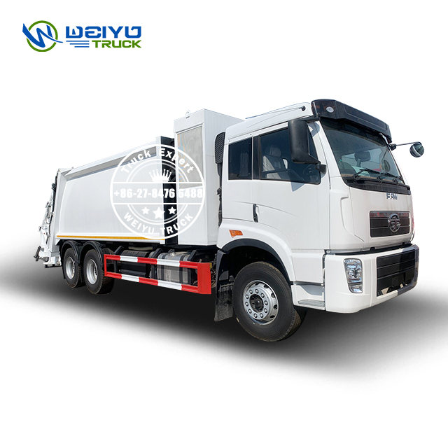 FAW 18CBM Waste Food Collection Municipal Trash Management Truck 