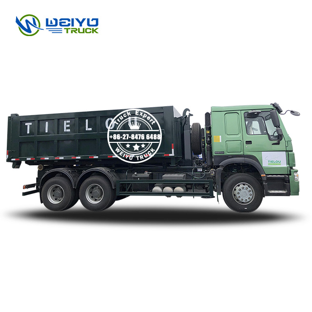 HOWO 20cbm Roll Off Garbage Truck for Waste Management 