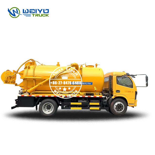 Dongfeng Furuicar 5000liters Automatic Municipal Labor Saving Sewer Truck