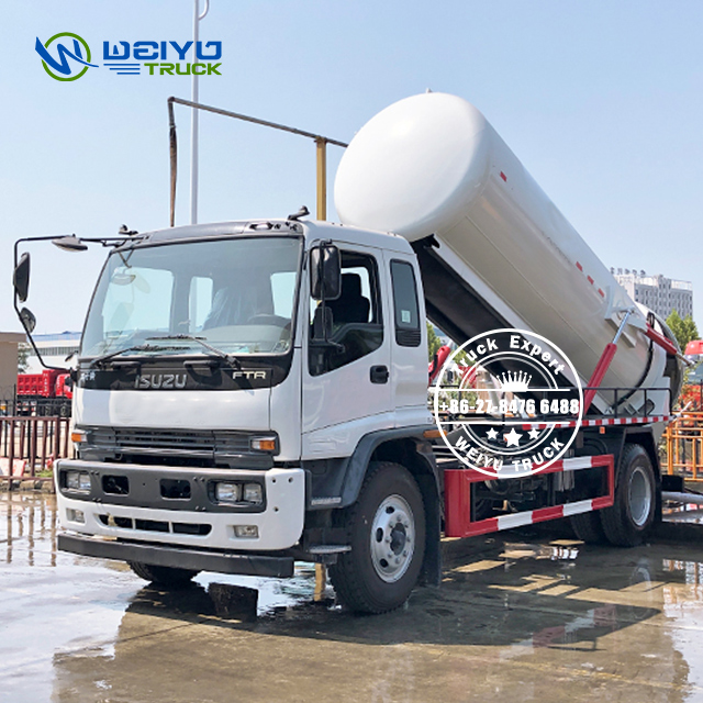 ISUZU Stainless Steel Commercial Drainage Sewage Suction Truck