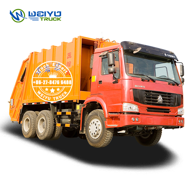 16 CBM 15Ton 10 Wheel Sinotruk HOWO Garbage Compactor Truck 