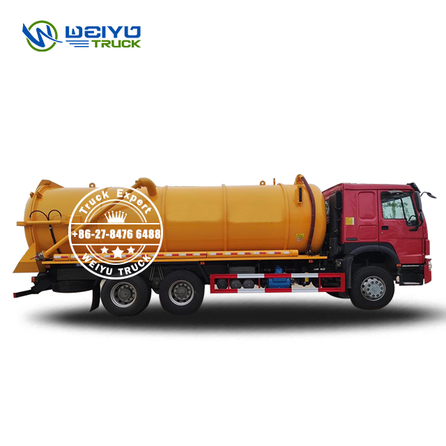 Large Sanitary Sewer Vacuum Truck HOWO 20 Tons 