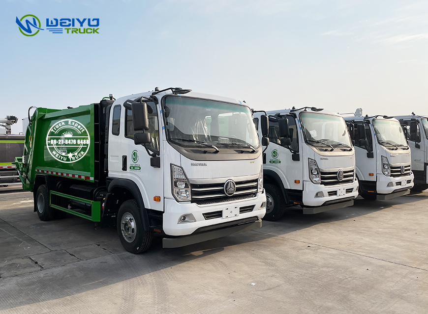 Durable Municipal Diesel Engine Garbage Compactor Truck