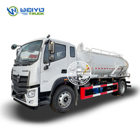 FOTON AUMAN CCC ISO9001 8 CBM Municipal High Pressure Vacuum Sewage Suction Truck