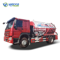 12m3 Vacuum Septic Pumper Tanker Truck Sinotruk Howo 