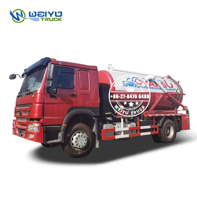 12m3 Vacuum Septic Pumper Tanker Truck Sinotruk Howo 