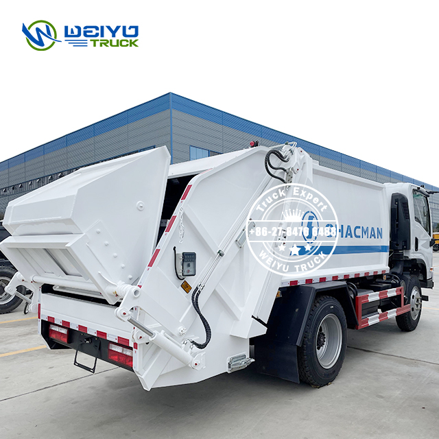 Shacman X9 Hang Barrel Type Durable Municipal Garbage Compactor Truck