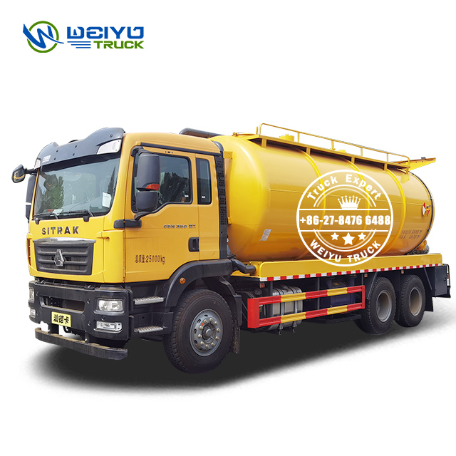 20Ton Sinotruk Howo Suction Commercial Cleaning Vacuum Sewage Truck