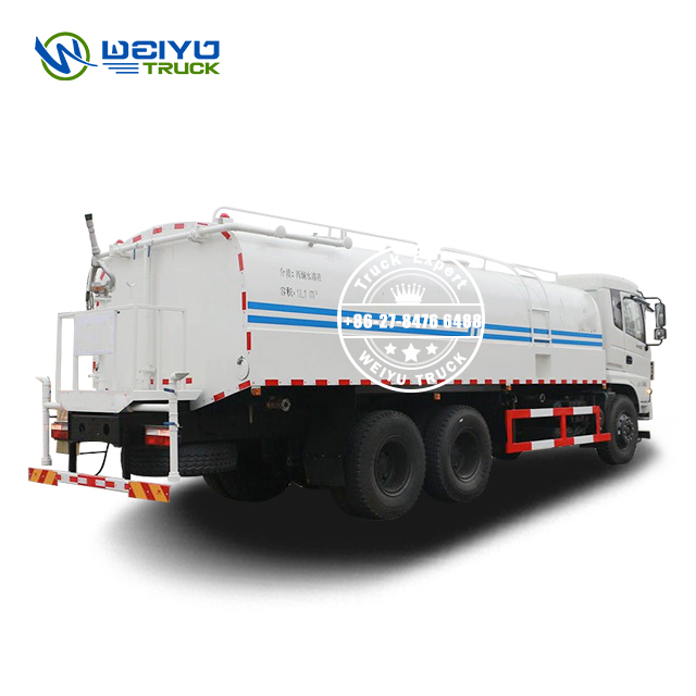 Factory Price 20 ton Water Tank Truck High Pressure Flushing Rear Sprinkler Mobile Water Tank Truck