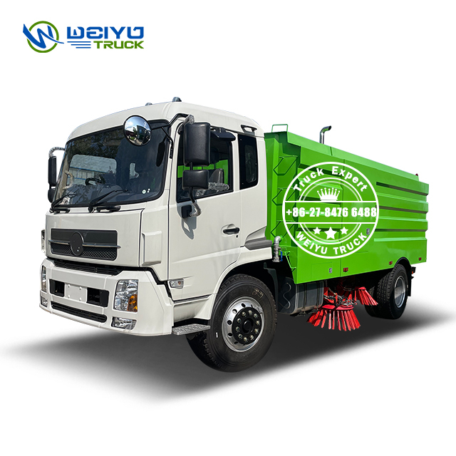 Dongfeng 12cbm 12m3 Right Hand Driving Cummins Engine Road Sweeper Truck Street Sweeper Street Cleaner Machine for Sale