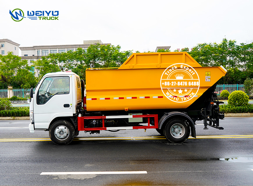 tipping Garbage Collection Truck