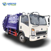 Sinotruk Howo 6cbm Hydraulic EEC Community Cleaning Garbage Compactor Truck