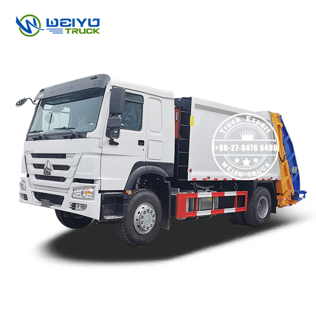 Sinotruk HOWO 4x2 280HP EURO-4 Community 14 CBM Sanitation Compressed Garbage Truck