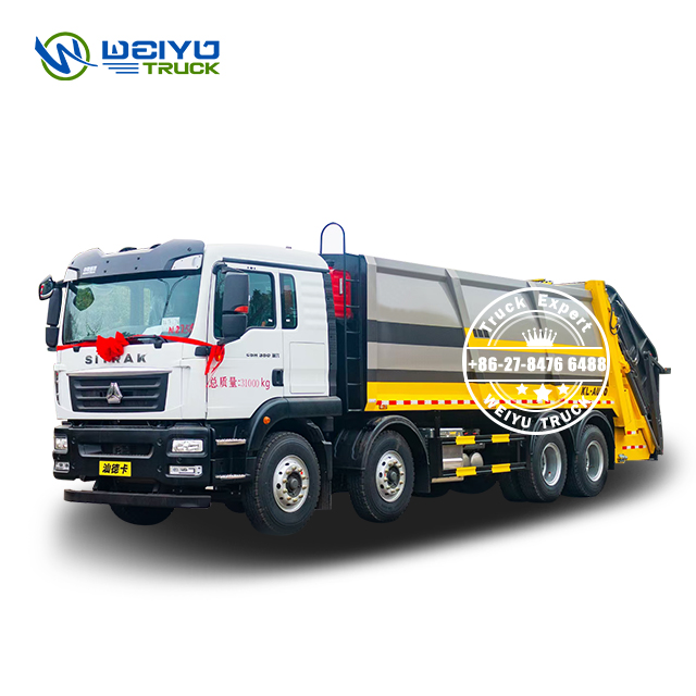 Urban Sanitation HOWO 8X4 25m3 Garbage Compactor Truck 