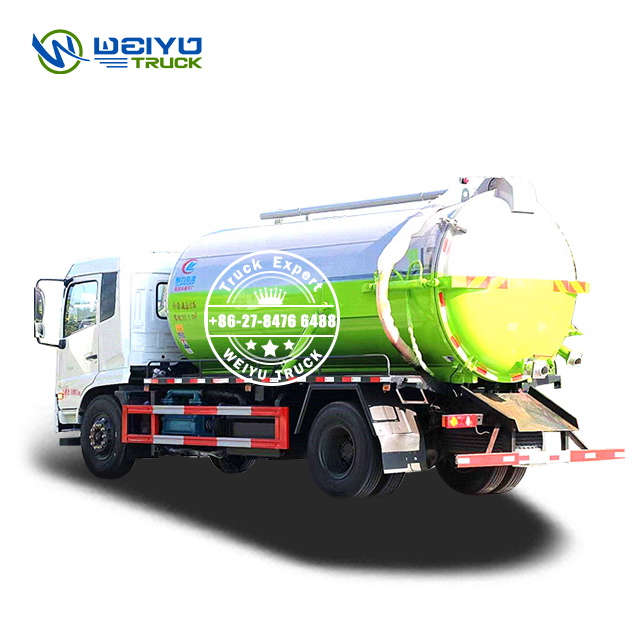 Dongfeng Kingrun 12000liters Combined Convenient Sewer Truck For Septic Tanks