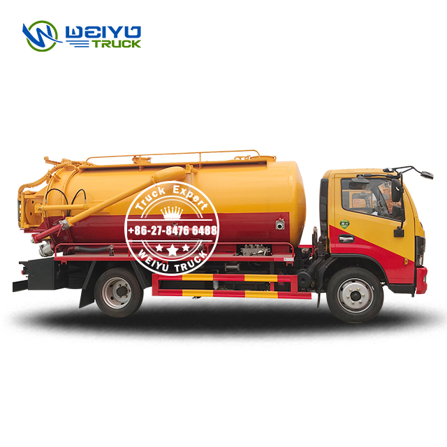 Dongfeng 4x2 6000Liters 6 CBM Tanker Economical Vacuum Sewage Truck For Sludge Tanker