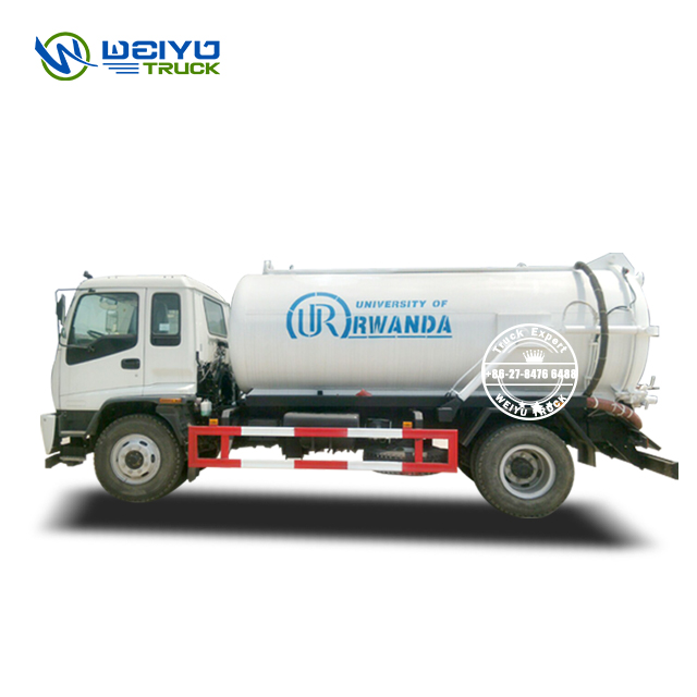 12000 Liters Vacuum Sewage Exhauster Truck ISUZU FTR 
