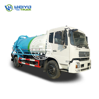 Dongfeng Tianjin 4x2 Municipal Commercial 10000Liters Vacuum Sewage Suction Truck 