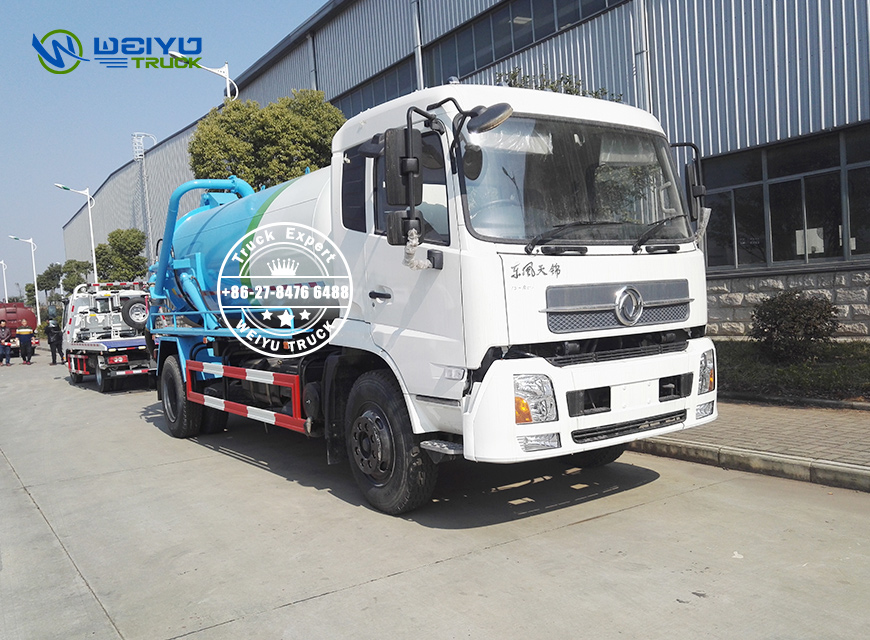 Dongfeng 10000Liters Vacuum Sewage Suction Truck-1 (3)
