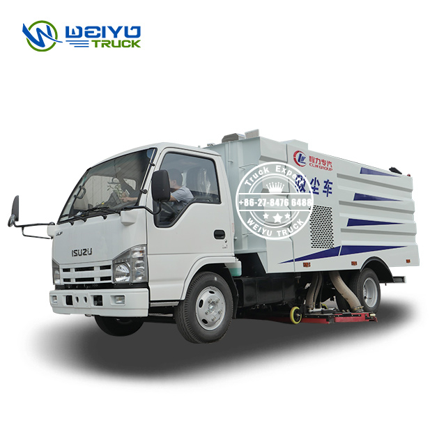 ISUZU 4x2 8 CBM ISO9001 Municipal Road Street Sweeper Vacuum Dust Suction Truck 