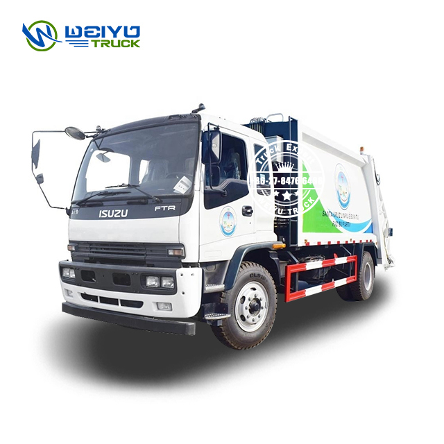 ISUZU FTR 10 Tons EEC Residential Garbage Compressed Garbage Truck