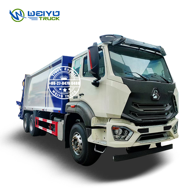 HOHAN 20 M3 Diesel Engine Carbon Steel City Waste Collection Truck