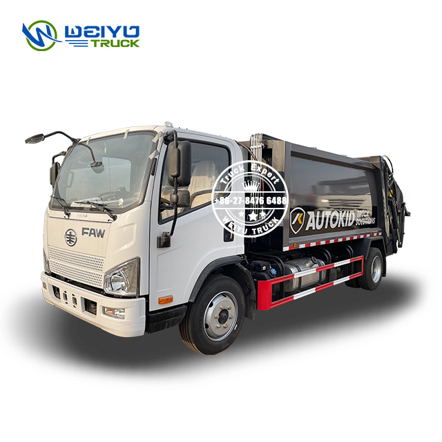 FAW 6 CBM CCC Waste Management Garbage Compactor Truck
