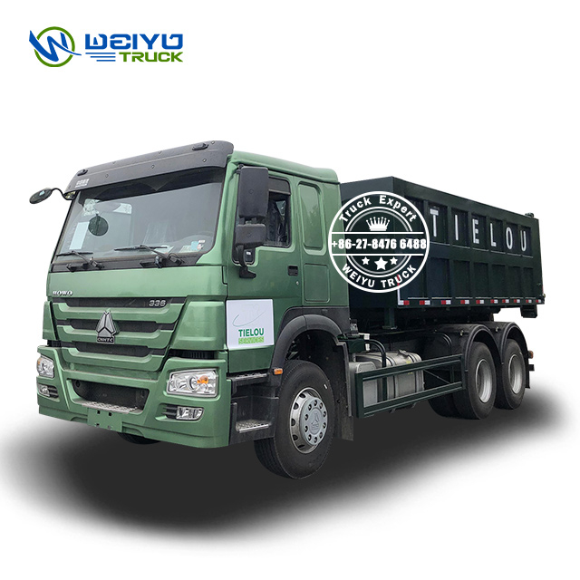 HOWO 20cbm Roll Off Garbage Truck for Waste Management 