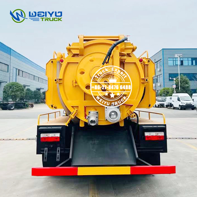 Dongfeng 8000liters Tanker Customize Labor Saving Sewer Jetting Truck