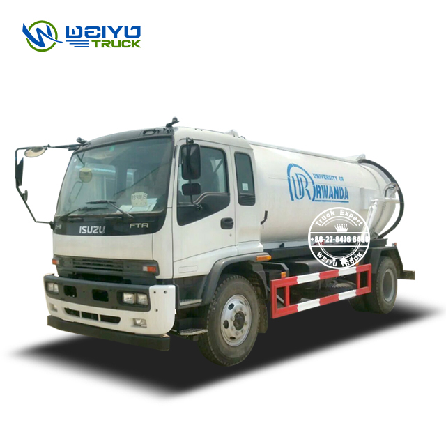 12000 Liters Vacuum Sewage Exhauster Truck ISUZU FTR 