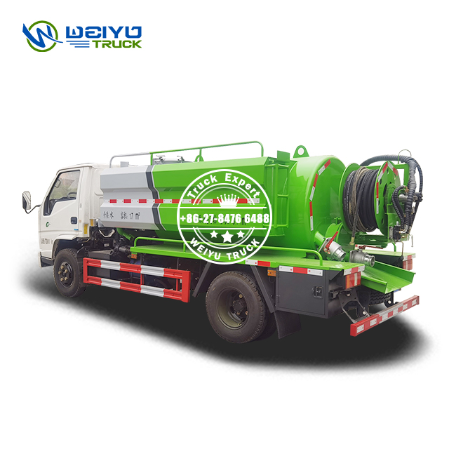 JMC Suction Sanitation Decontamination Small Vacuum Sewage Truck