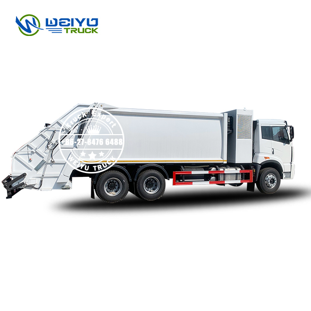 FAW 6X4 10 Wheelers 20cbm Right Hand Driving Sanitation Garbage Compactor Truck