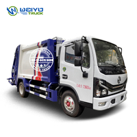 Dongfeng Duolicar 6 CBM ISO9001 Waste Disposal Garbage Compactor Truck