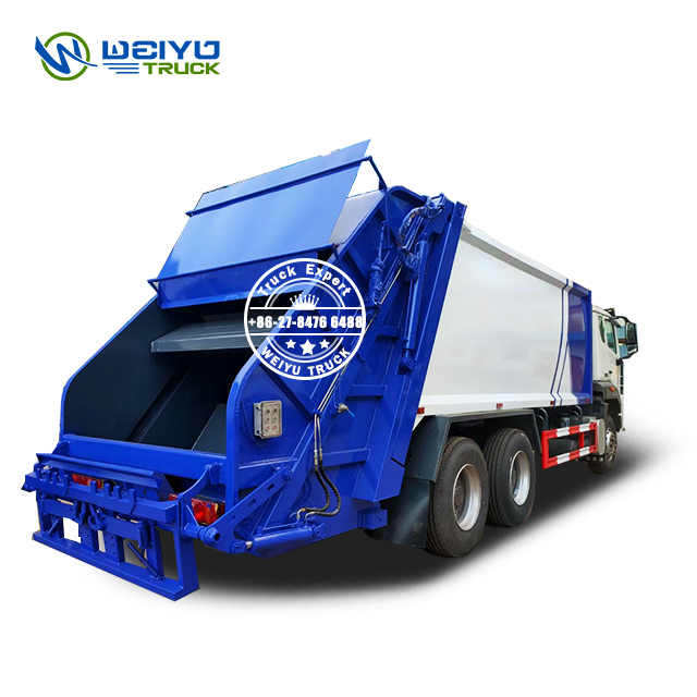 HOHAN 20 M3 Diesel Engine Carbon Steel City Waste Collection Truck