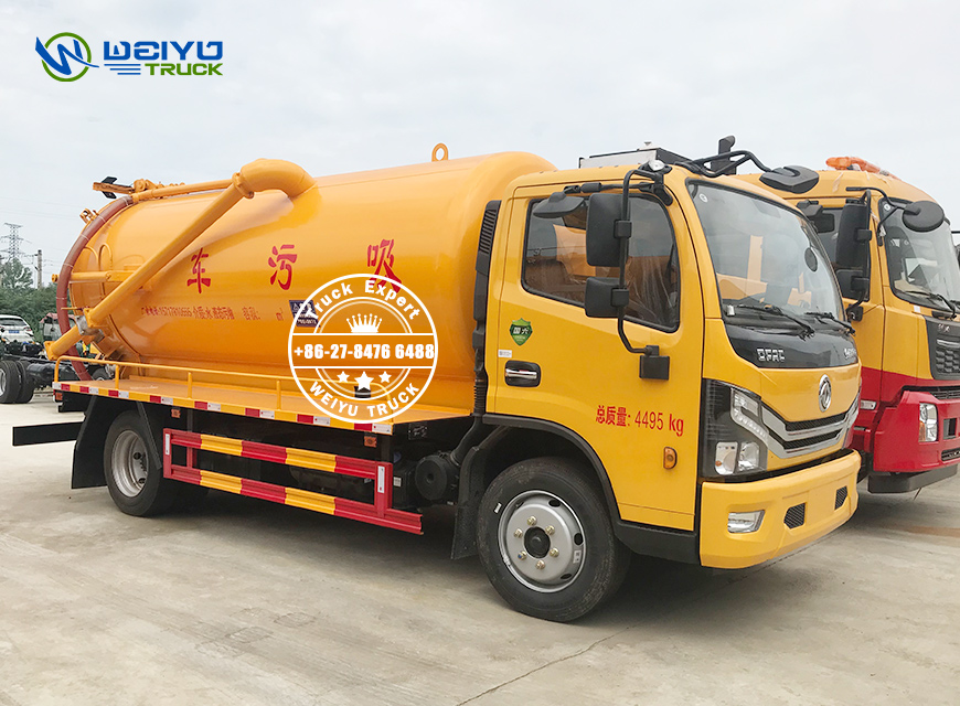 Dongfeng 5000Liters Fecal Suction Truck-4