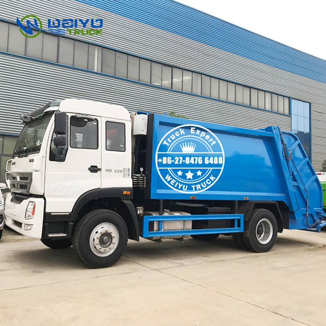 12 CBM HOMAN Compactor Garbage Trucks Sanitation Waste Removal Truck