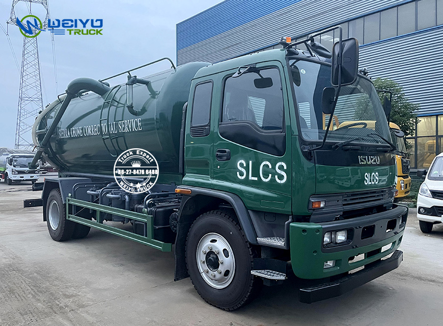 ISUZU 10,000 Liters Vacuum Septic Tanker Truck