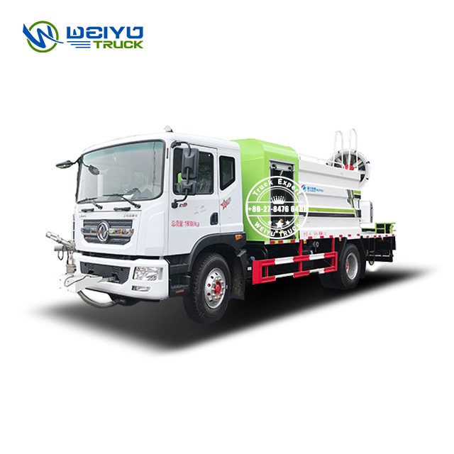 Dongfeng 4x2 8 CBM Municipal Multi-functional Dust Suppression Truck With Remote Air-Feed Mist Sprayer Cannon