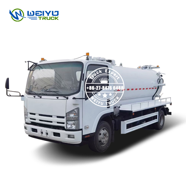 ISUZU 5000 Liters Sewage Collection Vacuum Septic Tanker Truck 