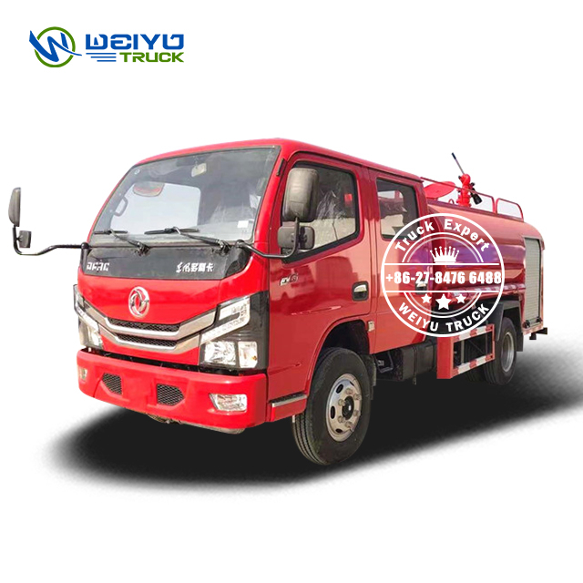 Dongfeng Duolicar 3000liters CCC fire water tanker truck