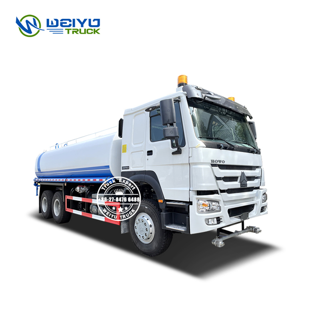 Sinotruk Howo 20000 L Construction Carbon Steel Water Tanker Truck 