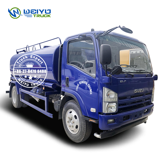 ISUZU 100P 4x2 5000Liters 5 Tons Watering Tank Lorry Water Cannon Bowser Sprinkler Truck