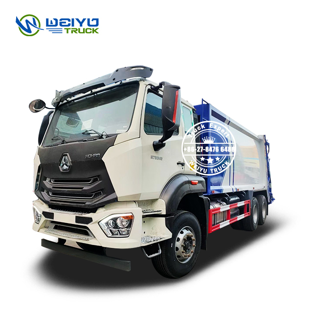 HOHAN 20 M3 Diesel Engine Carbon Steel City Waste Collection Truck