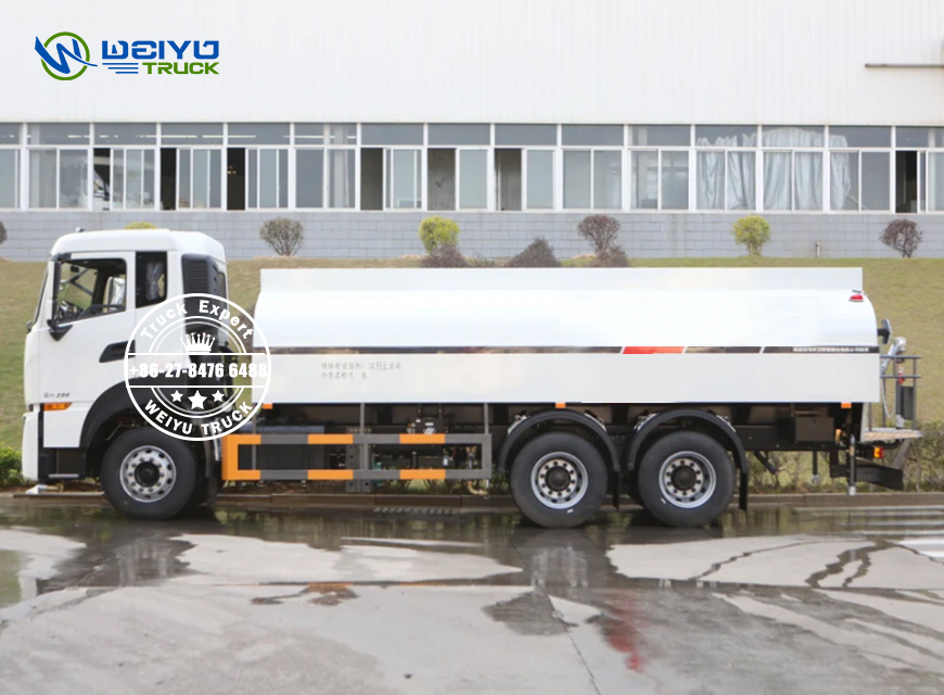 Sanitation Dongfeng Brand 6x4 15 CBM Aluminum Alloy Commercial Water Supply Water Tank Truck1 (1)