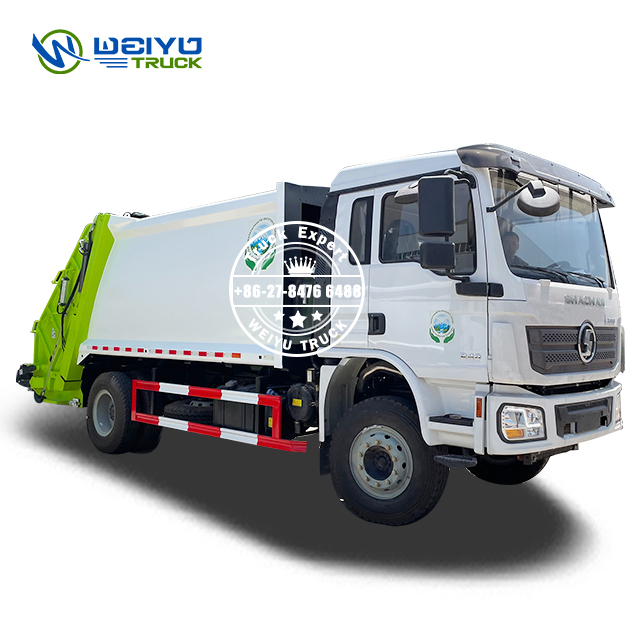 Shacman L3000 240HP Compactor Garbage Truck Hydraulic Compressed Cleaning Truck
